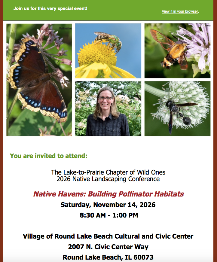 Local Wild Ones hosts conference